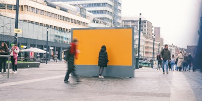 Red billboards that smell of McDonald's 