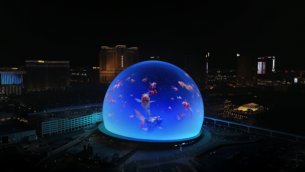 IBM's 'Trust what you create' on the Las Vegas Sphere